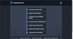 Desktop Screenshot of flugcontact.info